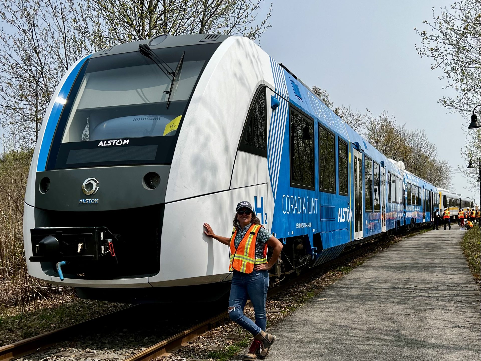 Comment fonctionne le premier train à hydrogène en Amérique